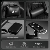 Green Soul Ghost Gaming Chair With Integrated Footrest