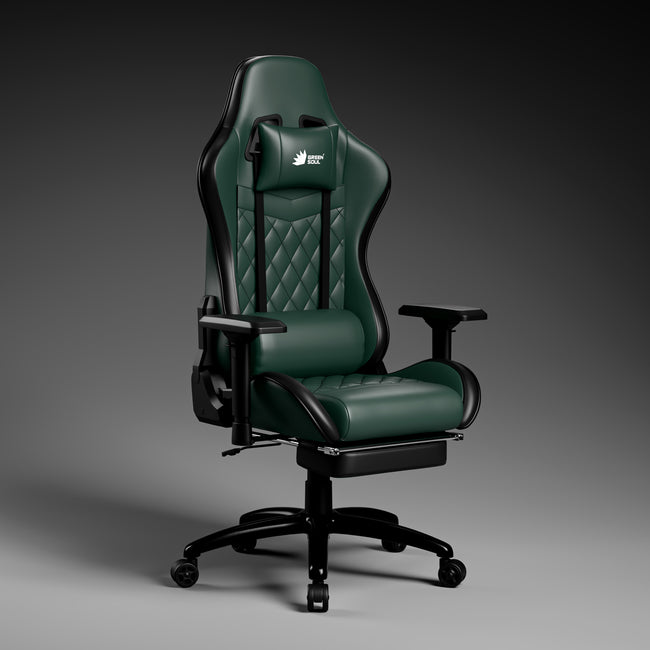 Green Soul Ghost Gaming Chair With Integrated Footrest
