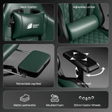 Green Soul Ghost Gaming Chair With Integrated Footrest