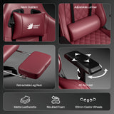 Green Soul Ghost Gaming Chair With Integrated Footrest