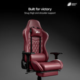 Green Soul Ghost Gaming Chair With Integrated Footrest