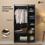 Green Soul Merlin 3-Door Wardrobe