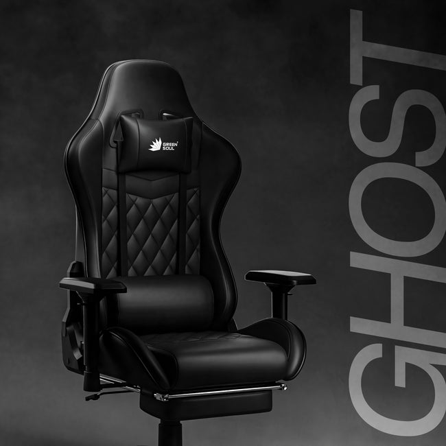 Green Soul Ghost Gaming Chair With Integrated Footrest