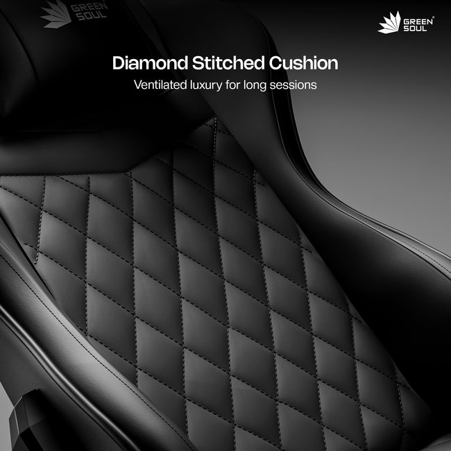 Green Soul Ghost Gaming Chair With Integrated Footrest