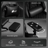 Green Soul Ghost Gaming Chair With Integrated Footrest