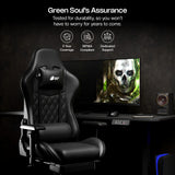Green Soul Ghost Gaming Chair With Integrated Footrest