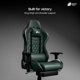 Green Soul Ghost Gaming Chair With Integrated Footrest