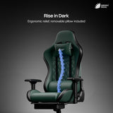 Green Soul Ghost Gaming Chair With Integrated Footrest