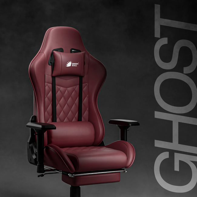 Green Soul Ghost Gaming Chair With Integrated Footrest