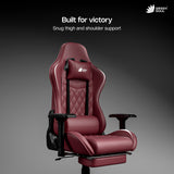 Green Soul Ghost Gaming Chair With Integrated Footrest
