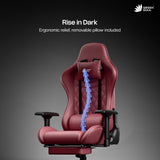 Green Soul Ghost Gaming Chair With Integrated Footrest