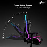 Green Soul Ghost RGB Ergonomic Gaming Chair Premium PU Leather Upholstery with Diamond Stitching