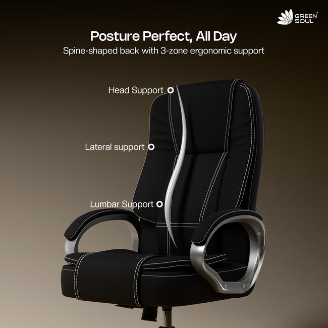 Green Soul Vienna Fabric Executive Chair