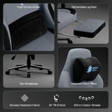 Green Soul Vision Pro V2 Premium Fabric 4D Armrests & Flat Wheelbase Ergonomic Gaming Chair