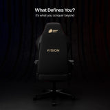 Green Soul Vision Pro V2 Premium Fabric 4D Armrests & Flat Wheelbase Ergonomic Gaming Chair
