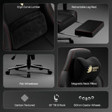 Green Soul Vision Pro V2 Premium Fabric 4D Armrests & Flat Wheelbase Ergonomic Gaming Chair