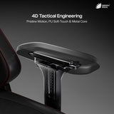 Green Soul Vision Pro V2 Premium Fabric 4D Armrests & Flat Wheelbase Ergonomic Gaming Chair