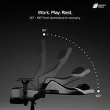 Green Soul Vision Pro V2 Premium Fabric 4D Armrests & Flat Wheelbase Ergonomic Gaming Chair