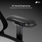 Green Soul Vision Pro V2 Premium Fabric 4D Armrests & Flat Wheelbase Ergonomic Gaming Chair