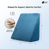 Green Soul ErgoCore Wedge Pillow Premium Memory Foam Wedge Cushion