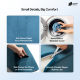 Green Soul ErgoCore Wedge Pillow Premium Memory Foam Wedge Cushion