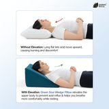 Green Soul ErgoCore Wedge Pillow Premium Memory Foam Wedge Cushion