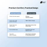 Green Soul ErgoCore Back Rest Cushion Memory Foam Lumbar Support Pillow