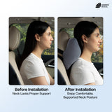 Green Soul ErgoCore Car Neck Rest Pillow (4 Inch) Memory Foam