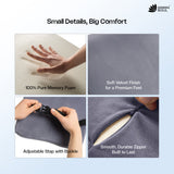 Green Soul ErgoCore Car Neck Rest Pillow (4 Inch) Memory Foam