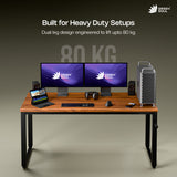 Green Soul Rise (5ft) Manual Height Adjustable Table