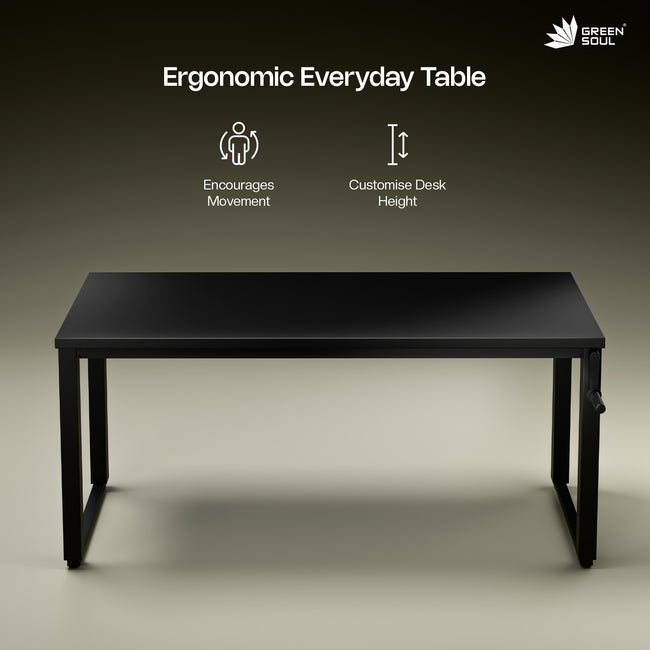 Green Soul Rise (5ft) Manual Height Adjustable Table