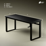 Green Soul Rise (5ft) Manual Height Adjustable Table