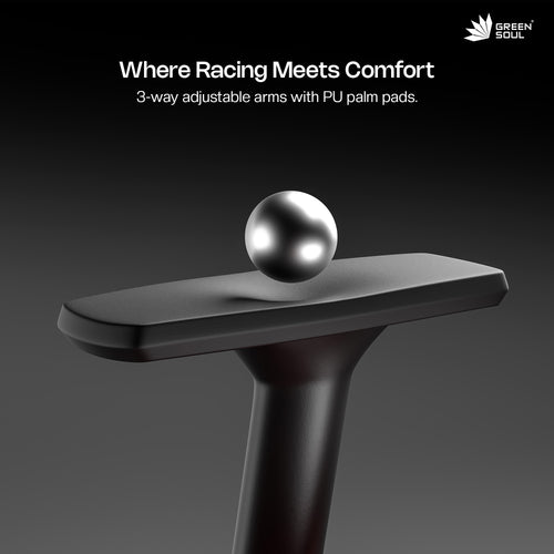 Green Soul Raptor Pro Racing (Fabric) Edition Gaming Chair with Massaged & Footrest