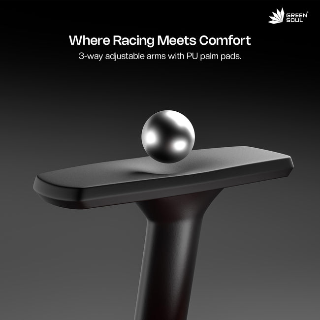 Green Soul Raptor Pro Racing (Fabric) Edition Gaming Chair with Massaged & Footrest