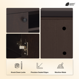 Fortuna 2 Door Shoe Rack with Seating 6 Shelves, 2 Doors Stores up to 12 Pair of Shoes