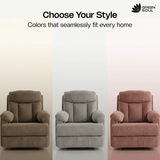 Green Soul  Cloud Single Seater Manual Recliner Sofa