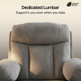 Green Soul  Cloud Single Seater Manual Recliner Sofa