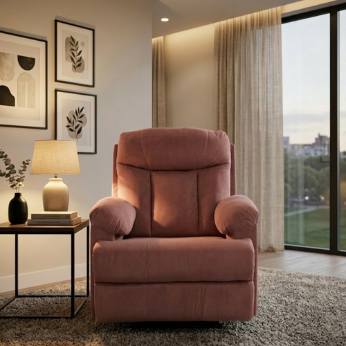 Green Soul  Cloud Single Seater Manual Recliner Sofa