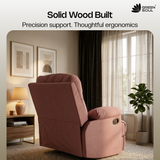 Green Soul  Cloud Single Seater Manual Recliner Sofa