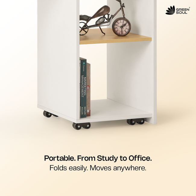 Green Soul Kyoto Study Table with Space-Saving Design