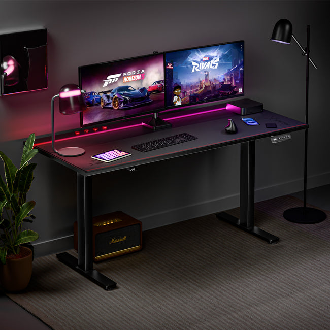 Green Soul Titan X Gaming Height Adjustable Table (Magnetic Wire Routing)