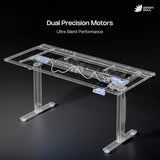 Green Soul Titan X Gaming Height Adjustable Table (Magnetic Wire Routing)
