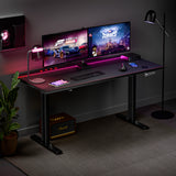 Green Soul Titan X Gaming Height Adjustable Table (Magnetic Wire Routing)