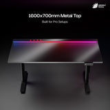 Green Soul Titan X Gaming Height Adjustable Table (Magnetic Wire Routing)