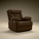 Green Soul  Cloud Single Seater Manual Recliner Sofa
