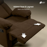 Green Soul  Cloud Single Seater Manual Recliner Sofa