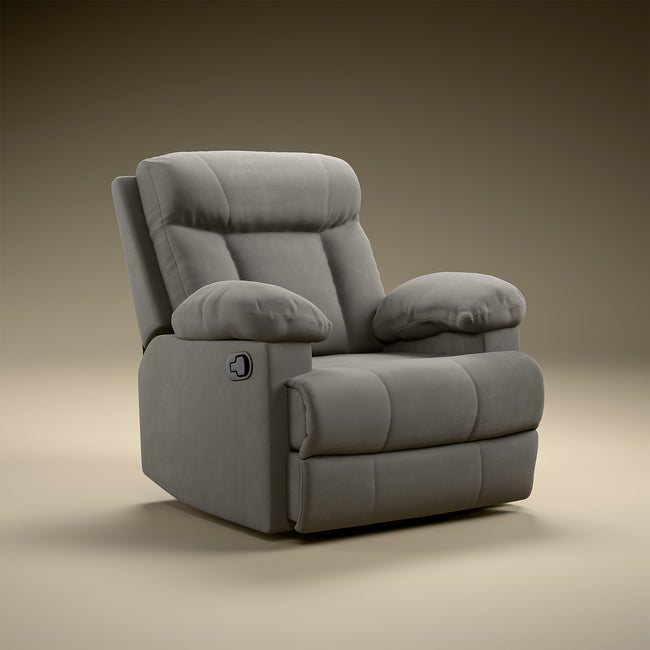 Green Soul  Cloud Single Seater Manual Recliner Sofa