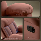 Green Soul  Cloud Single Seater Manual Recliner Sofa