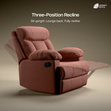 Green Soul  Cloud Single Seater Manual Recliner Sofa