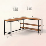 Green Soul Thrive Metal Base Office Study Table